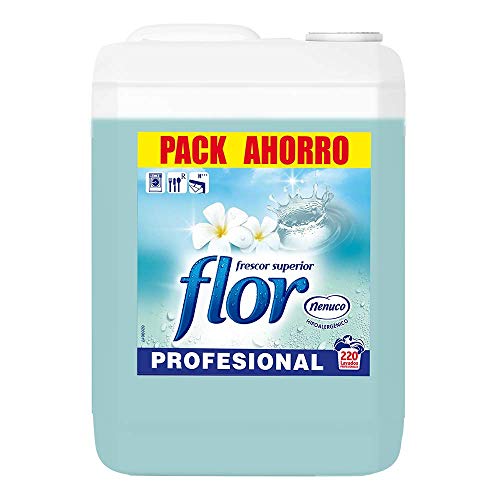Flor - Suavizante para la ropa profesional, aroma nenuco - 220 dosis