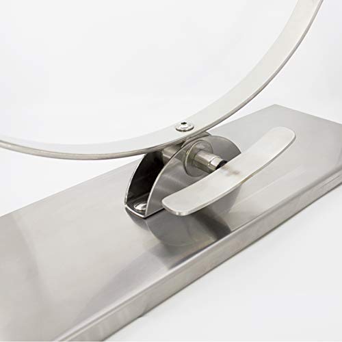 Flores Cortés Balancín Soporte jamonero, Acero Inoxidable, Plateado