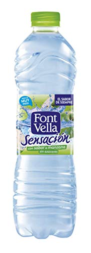 Font Vella Sensación, Agua Mineral Natural sabor manzana - Botella 1,25L