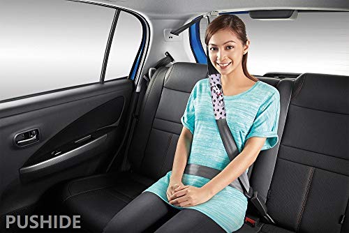 Fontee 2PCS Almohadillas para cinturón de seguridad Auto de seguridad Cinturón Correa para el hombro Protector Pads Perro dálmata