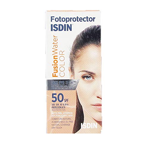 FOTOPROTECTOR ISDIN FUSION WATER COLOR 50+ SPF ACTO PARA PIEL ATOPICA NO PICA EN LOS OJOS 50ML