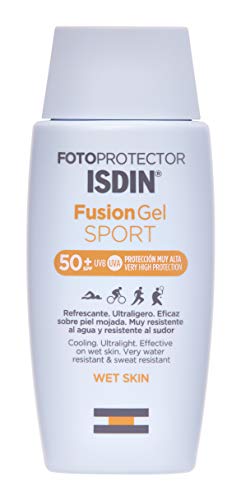 Fotoprotector ISDIN Pack Fusion Water SPF 50 y Fusion Gel SPORT SPF 50+, Pack Protección Solar Facial y Corporal