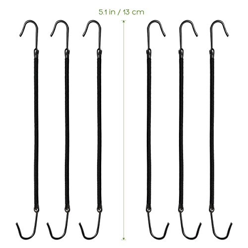 Frcolor Ganchos de Cola de Caballo - 20 Piezas, Ganchos de Cola de Caballo Diadema Garra de Pelo Cintas de Goma Hair Styling Hair Braid (Negro)