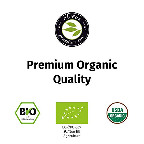 "From Paris with Love" Té Verde Orgánico sabor Violeta y Frambuesa, Bolsa A Granel 100 Gramos - alveus Premium Teas