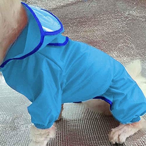 Fuentes del Animal doméstico del Impermeable del Perro con la Capa de Lluvia Small Cap Perro Mascota Impermeable Ropa de Perros, 4