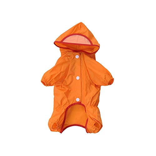 Fuentes del Animal doméstico del Impermeable del Perro con la Capa de Lluvia Small Cap Perro Mascota Impermeable Ropa de Perros, 4