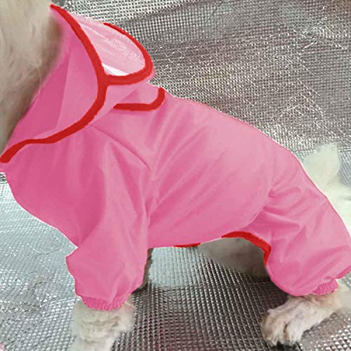Fuentes del Animal doméstico del Impermeable del Perro con la Capa de Lluvia Small Cap Perro Mascota Impermeable Ropa de Perros, 4
