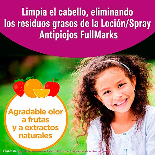 Full Marks Champú Post-Tratamiento Piojos, Limpia el cabello y elimina los rastros de la loción/spray contra los piojos - 150 ml