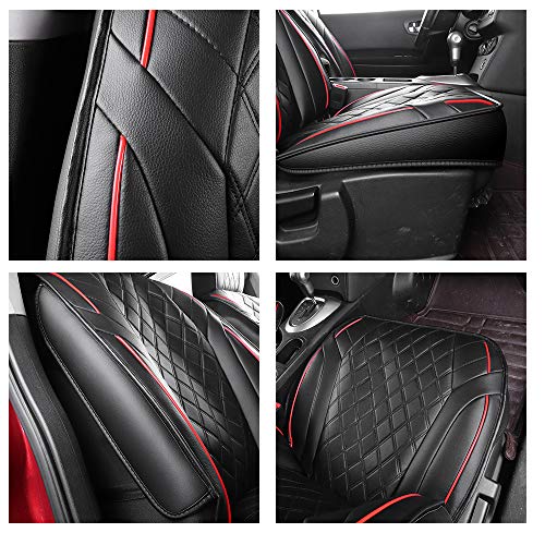 Fundas de asiento de coche Accesorios Fundas de asiento para sillas 2 PCS Negro Adecuado para Duster Lodgy Logan 2 Dokker Arona Toledo Ypsilon Flavia Delta Theme