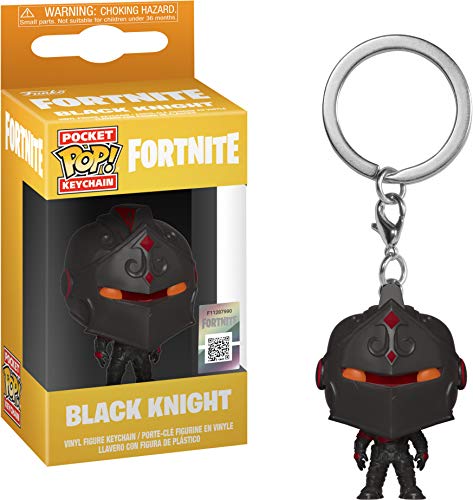 Funko- Pocket Pop Fortnite Llavero de Vinilo con Anilla Black Knight, Multicolor (36953)