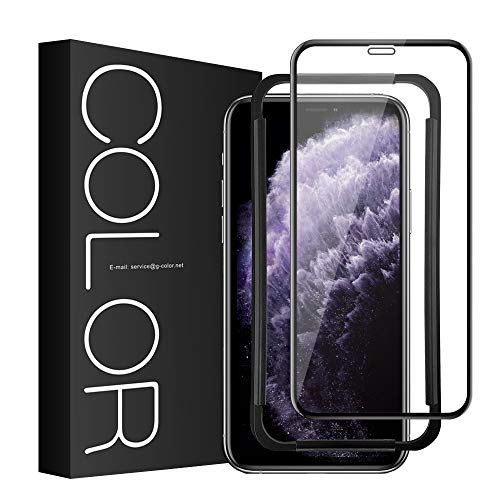G-Color Protector Pantalla de iPhone 11 Pro Max/ iPhone XS MAX ( 6.5 in' ), [3D Cobertura] [Anti-Choque] Protector de Pantalla para iPhone XS MAX/ iPhone 11 Pro Max Cristal Vidrio Templado