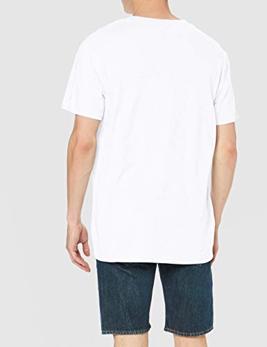 G-STAR RAW Graphic 8 Round Neck Camiseta, Blanco (White 110), M para Hombre