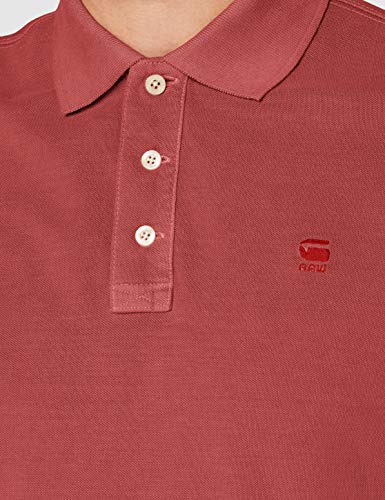 G-STAR RAW Halite Polo, Rojo (Dk Baron 4749), Small para Hombre