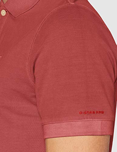 G-STAR RAW Halite Polo, Rojo (Dk Baron 4749), Small para Hombre