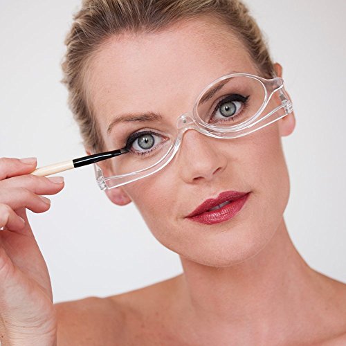 Gafas de Maquillaje by NORDIC VISION | Gafas Para Maquillarse con Lente Abatible | Gafas Para Ayudarte con el Maquillaje con Funda Elegante Gratuita | Varias Dioptrías (2.50)