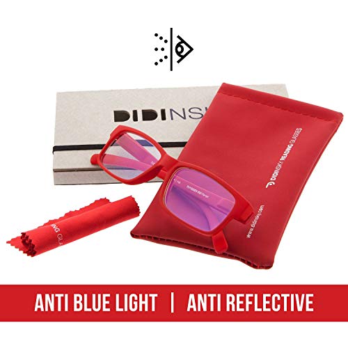 Gafas de Presbicia con Filtro Anti Luz Azul para Ordenador. Gafas Graduadas de Lectura para Hombre y Mujer con Cristales Anti-reflejantes. Ash +2.0 – THYSSEN