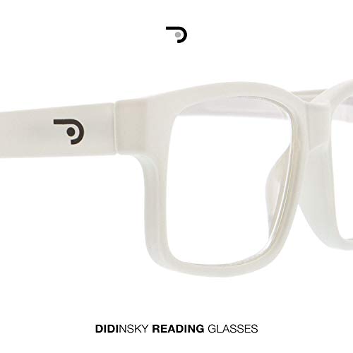 Gafas de Presbicia con Filtro Anti Luz Azul para Ordenador. Gafas Graduadas de Lectura para Hombre y Mujer con Cristales Anti-reflejantes. Ash +2.0 – THYSSEN