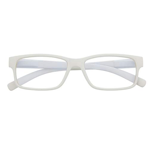 Gafas de Presbicia con Filtro Anti Luz Azul para Ordenador. Gafas Graduadas de Lectura para Hombre y Mujer con Cristales Anti-reflejantes. Ash +2.0 – THYSSEN