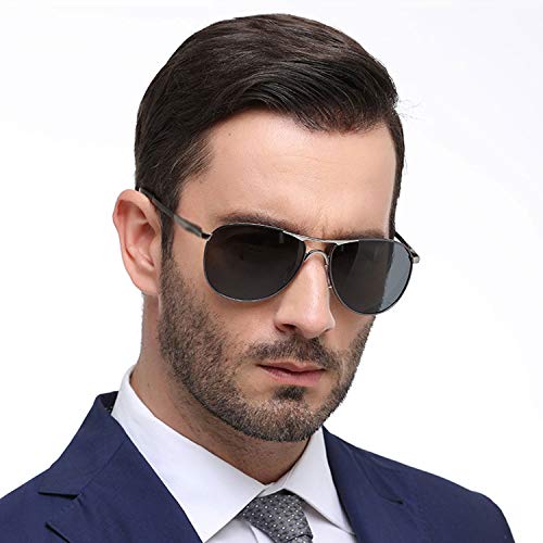 Gafas de sol polarizadas para hombre mujere metal Marco grande/Ciclismo Golf Conducción Pesca Escalada Verano Deportes