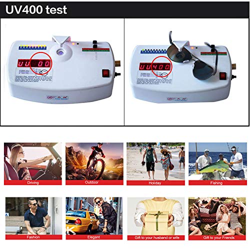 Gafas de sol polarizadas para hombre mujere metal Marco grande/Ciclismo Golf Conducción Pesca Escalada Verano Deportes