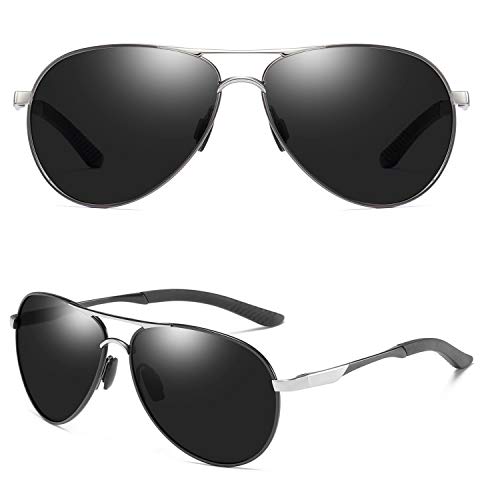 Gafas de sol polarizadas para hombre mujere metal Marco grande/Ciclismo Golf Conducción Pesca Escalada Verano Deportes