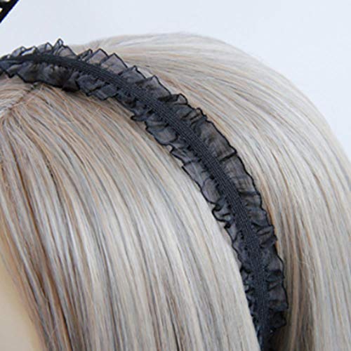 gao para El Código Uniforme De Halloween Decoración Accesorios Fantasma Adornos para La Cabeza del Aro del Pelo Spider Web Party 1Pcs