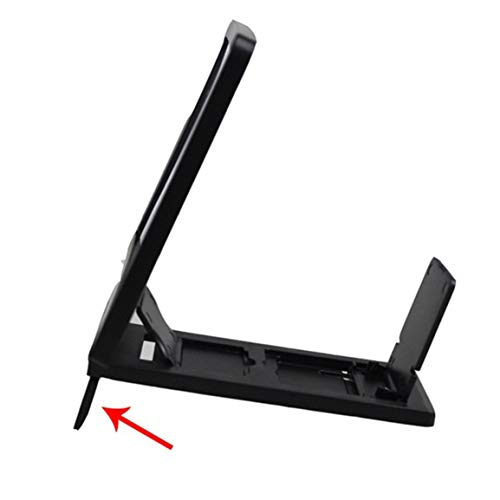 Garciasia Pantalla de teléfono móvil Lupa Protección de los Ojos Pantalla Pantalla de Video 3D Amplificador Plegable Agrandado Ampliar Soporte Soporte
