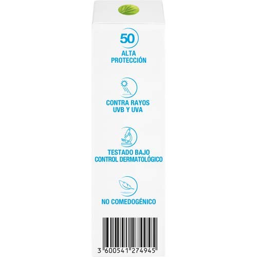 Garnier Delial BB Sun Crema de Protección Solar con Color para Rostro y Escote, con SPF50+ y Vitamina E - 50 ml