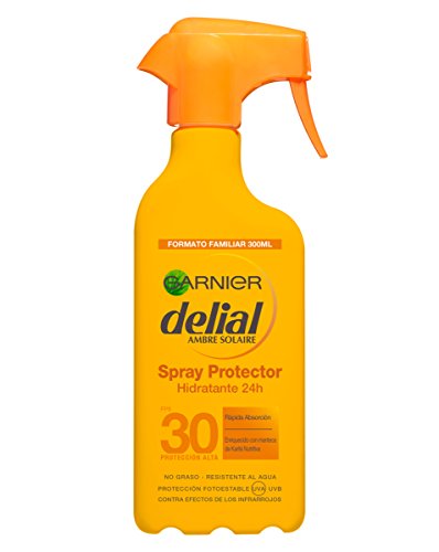 Garnier Delial Spray Protector Hidratante 24 Horas, con SPF30 - 300 ml