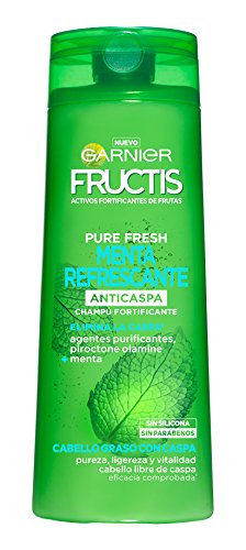 Garnier Fructis Champú Pure Fresh Menta Refrescante - 360 ml - [pack de 3]