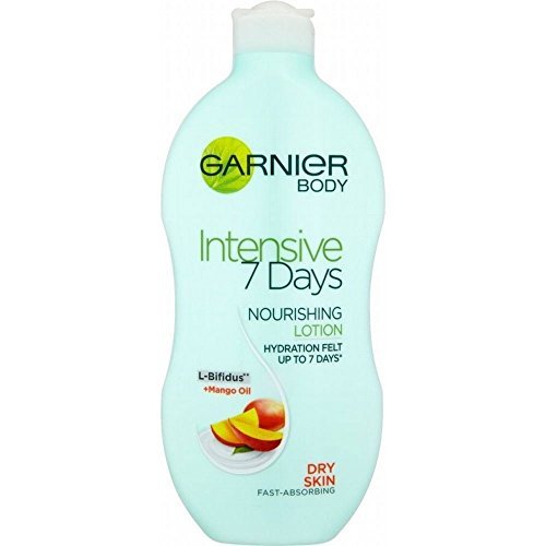 Garnier Leche corporal hidratante con manteca de karité Intensive 7 Days, lote de 2 productos, 250 ml cada uno