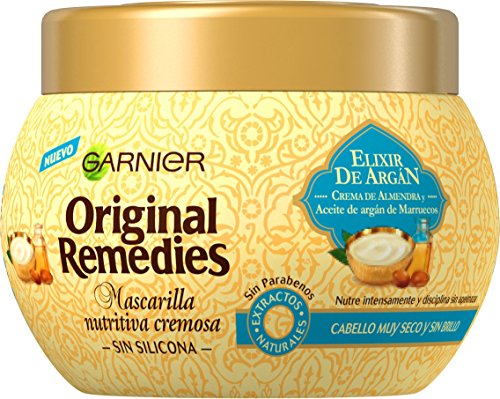 Garnier Original Remedies Mascarilla Nutritiva Cremosa Elixir de Argán - 6 Paquetes x 300 ml - Total: 1800 ml