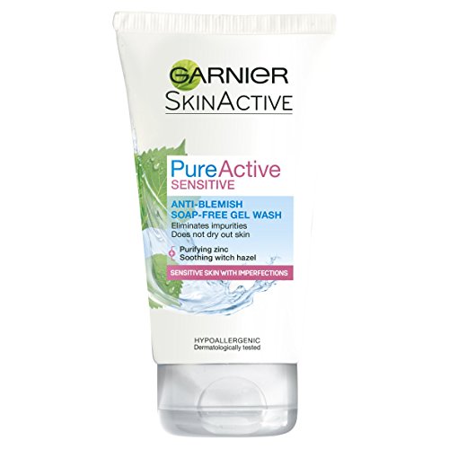 Garnier Pure Active - Limpiador profundo de poros diario para el brillo y las rojeces