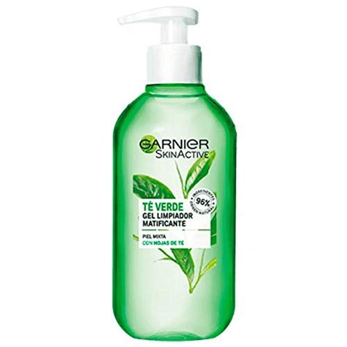 Garnier Skin Active Gel Limpiador con Hoja de Té Verde - 200 ml