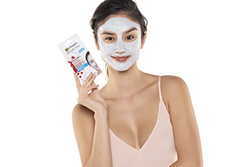 Garnier Skin Active Rescue Mask - Mascarilla Anti-Sequedad con Granada y Glicerina