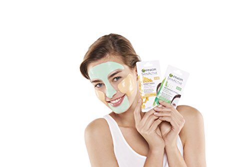 Garnier - Skin Active Rescue Mask, Mascarilla Facial Purificante con Té Matcha y Arcilla