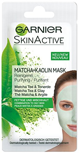 Garnier - Skin Active Rescue Mask, Mascarilla Facial Purificante con Té Matcha y Arcilla