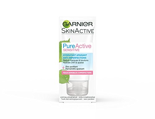 Garnier Skinactive Pure Active Hidratante Calmante (anti-irritations Tubo), pack de 2 x 50 ml