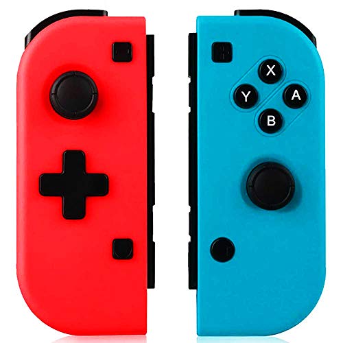 GEEMEE Mando para Nintendo Switch, Bluetooth Wireless Controller Gamepad Joystick Controlador De Reemplazo Izquierdo Y Derecho para Joy con