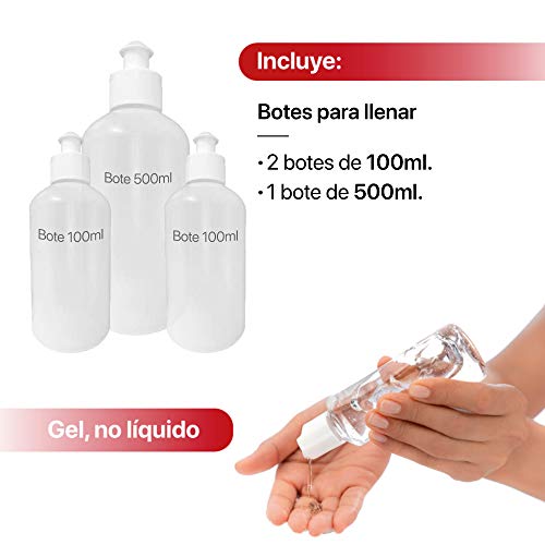 Gel hidroalcoholico manos 5 litros desinfectante de manos liquido antiseptico antibacteriano jabon antiséptico a base de alcohol ideal para dispensadores