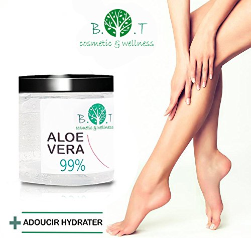 Gel Puro de Aloe Vera de Canarias 200 ml Regenerador 100% natural Hidratante Todo tipo de piel, Cara Cuerpo, Cabello (acondicionador)