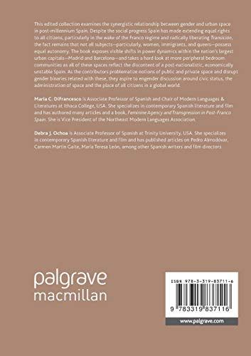 Gender in Spanish Urban Spaces: Literary and Visual Narratives of the New Millennium (Hispanic Urban Studies)