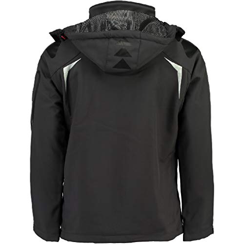 Geographical Norway GeNo-5-D-M - Chaqueta de softshell para hombre, talla M, color gris oscuro