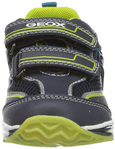 Geox B Todo Boy A, Zapatillas para Niños, Azul (Navy/Lime C0749), 21 EU