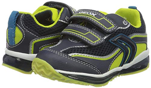 Geox B Todo Boy A, Zapatillas para Niños, Azul (Navy/Lime C0749), 21 EU