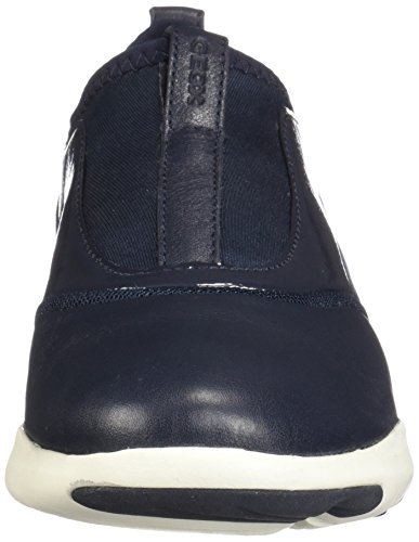 Geox D Nebula S Zapatillas de Deporte de Cuero para mujer-Navy-38