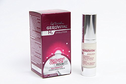 Gerovital H3 Evolution- Tratamiento corrector de arrugas - ojos, labios, frente