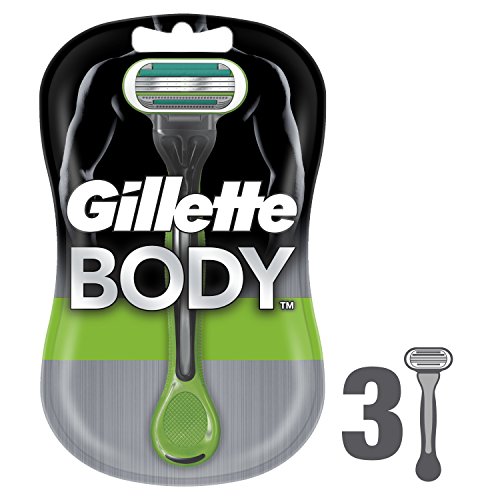 Gillette Body Maquinillas Desechables Para Hombre para el Cuerpo - 3 Unidades