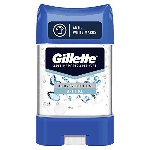 Gillette Clear Gel Antitranspirante Y Desodorante Artic Ice Para Hombre, 70 ml