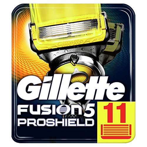 Gillette Fusion Proshield Flexball Cuchillas de Afeitar para Hombre - 11 unidades